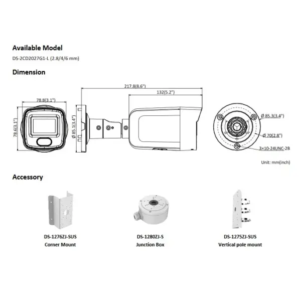 DS-2CD2027G1-L-HIKVISION-CCTV - Image 2