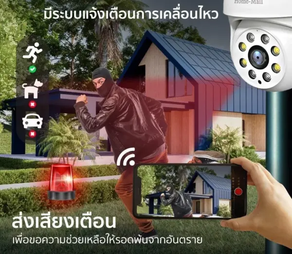 Hilisilicon กล้องกันน้ำรุ่น HM-F6 เชื่อม Wifi 2.4G ภาพคมชัด 4K - Image 3