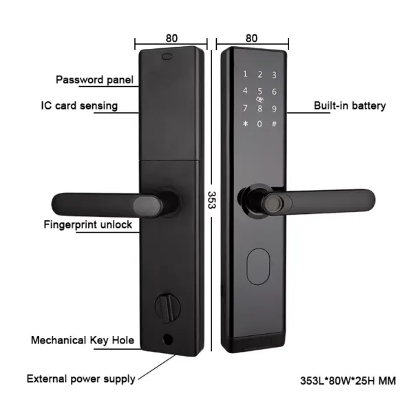 สมาร์ทล็อค ล็อคลายนิ้วมือ Digital Door lock - Image 5