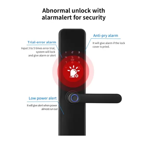 สมาร์ทล็อค ล็อคลายนิ้วมือ Digital Door lock - Image 4