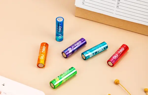 ถ่านอัลคาไลน์ AA แพ็ค 24 ก้อน สีรุ้ง ถ่าน 1.5V Alkaline Battery - Image 2