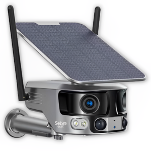 กล้องวงจรปิดมุมกว้าง SebO EIZEN 4K DUO PANORAMA WIFI