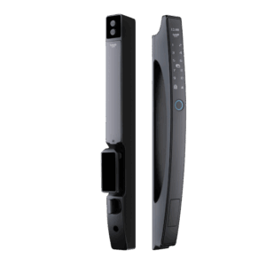 กลอนประตูสมาร์ทดิจิตอลล็อค แบบมือจับ SebO JIDOOR A5 MAX